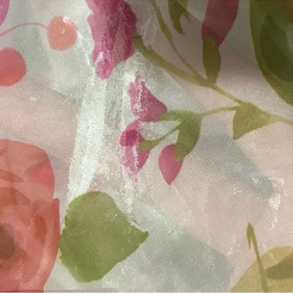 🍓✨Organza Tiered Strapless Mini Dress Abercrombie & Fitch 
New with tags! - Picture 8 of 9